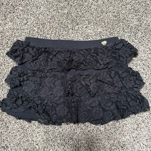 Juicy Couture Toddler Black Lace Skirt